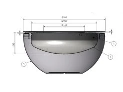 Metallico Grillring zu Olivia Ø 90 cm 6 Metallico Grillring zu Olivia Ø 90 cm -Brack Grill Geschaft 139068184 xxl