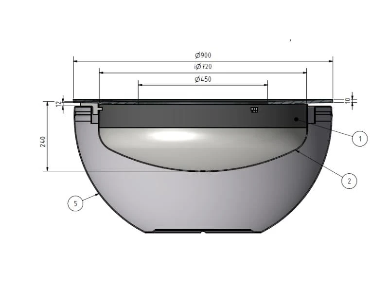 Metallico Grillring zu Olivia Ø 90 cm 3 Metallico Grillring zu Olivia Ø 90 cm – Bild 3