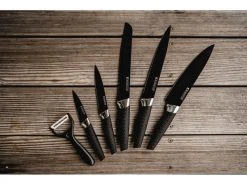 Kadastar Messer-Set Premium Black 6-teilig, Schwarz/Silber -Brack Grill Geschaft 179078522 xxl