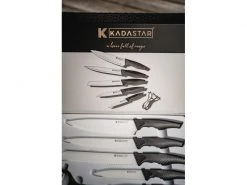 Kadastar Messer-Set Premium White 6-teilig, Silber/Weiss -Brack Grill Geschaft 179079046 xxl