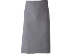 Södahl Kochschürze Organic 70 x 108 cm, Grau/Schwarz