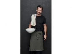 Södahl Kochschürze Organic 70 x 108 cm, Olive -Brack Grill Geschaft 180568017 xxl