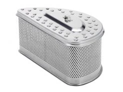 LotusGrill Kohlebehälter Edelstahl XXL Set (2 Hälften)