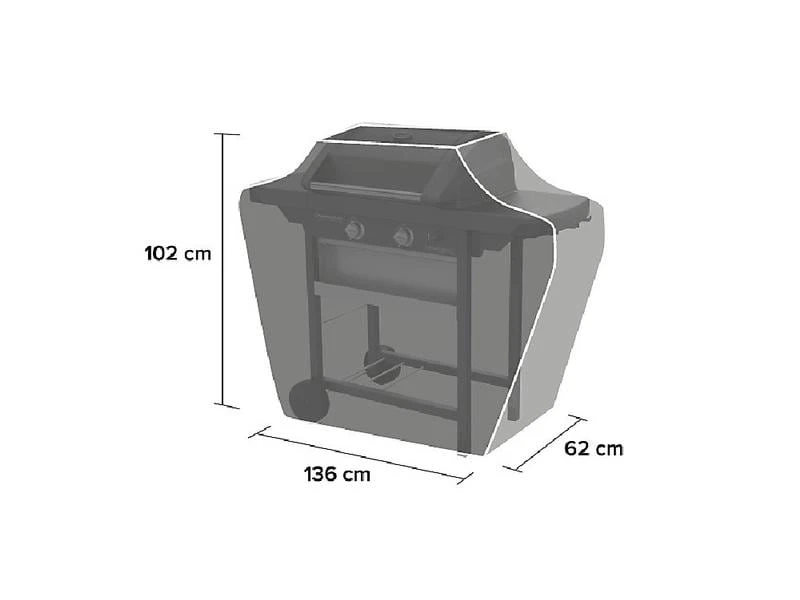 Campingaz Abdeckhaube Premium M 136 x 62 x 102 cm 3 Campingaz Abdeckhaube Premium M 136 x 62 x 102 cm – Bild 3