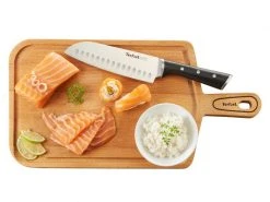 Tefal Santokumesser Ingenio Ice Force Silber -Brack Grill Geschaft 193055255 xxl