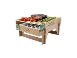 CasusGrill Einweggrill High Stand Paper