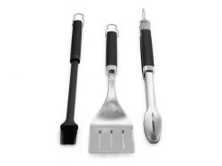 Weber Grillbesteck-Set Precision 3-teilig, Silber -Brack Grill Geschaft 194815952 xxl