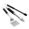 Weber Grillbesteck-Set Precision 3-teilig, Silber