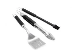 Weber Grillbesteck-Set Precision 3-teilig, Silber