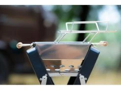 Kenluck Buddy Grill Hammertone Gloss Blue -Brack Grill Geschaft 195174753 xxl