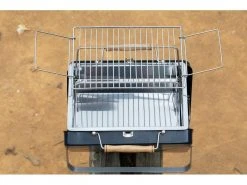 Kenluck Buddy Grill Hammertone Gloss Blue -Brack Grill Geschaft 195174816 xxl