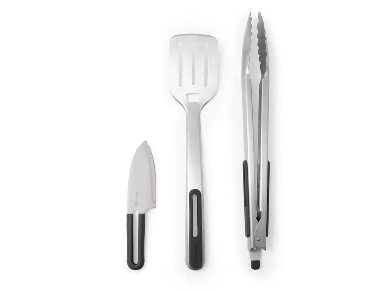 BioLite Grillbesteck-Set Prep & Grill Toolkit 3-teilig, Silber 2 BioLite Grillbesteck-Set Prep & Grill Toolkit 3-teilig, Silber – Bild 2