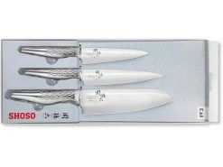 Kai Messer-Set Shoso 3 tlg. Silber