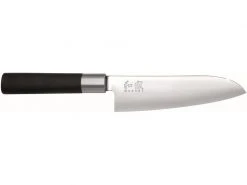 Kai Santokumesser Wasabi Santoku Schwarz