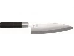 Kai Filetiermesser Wasabi Deba 21 cm, Schwarz