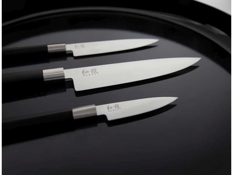 Kai Messer-Set Wasabi 3 tlg. Schwarz 2 Kai Messer-Set Wasabi 3 tlg. Schwarz – Bild 2