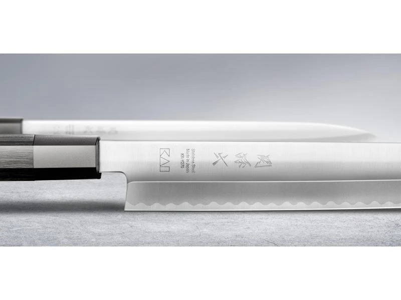 Kai Filetiermesser Yanagiba 27 cm, Schwarz 2 Kai Filetiermesser Yanagiba 27 cm, Schwarz – Bild 2