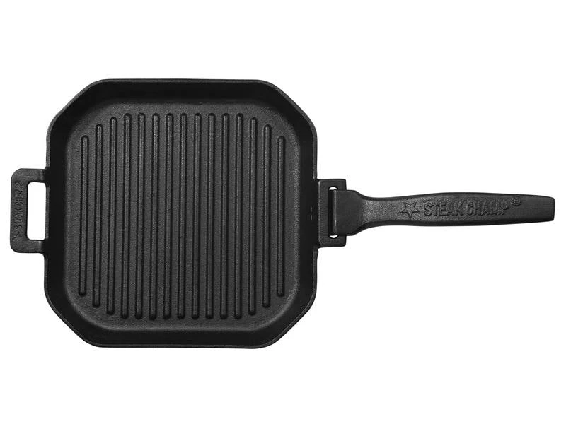 Steak Champ Grillpfanne Gusseisen 26 cm 1 Steak Champ Grillpfanne Gusseisen 26 cm