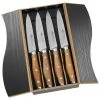 Steak Champ Steakmesser-Set 4 Stück, Akazienholz