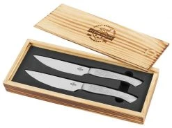 Steak Champ Steakmesser-Set BigBull 2 Stück, Silber