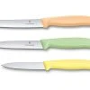 Victorinox Gemüsemesser Trend Colors 3-teilig, Gelb/Grün/Orange