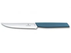 Victorinox Steakmesser Swiss Modern 1 Stück, Blau