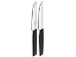 Victorinox Steakmesser-Set Swiss Modern 2 Stück, Schwarz