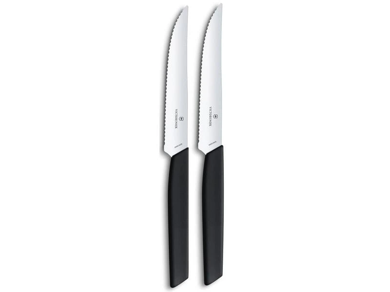 Victorinox Steakmesser-Set Swiss Modern 2 Stück, Schwarz 1 Victorinox Steakmesser-Set Swiss Modern 2 Stück, Schwarz
