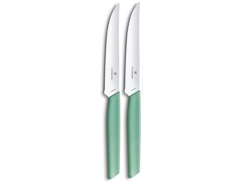 Victorinox Steakmesser-Set Swiss Modern 2 Stück, Mint 1 Victorinox Steakmesser-Set Swiss Modern 2 Stück, Mint