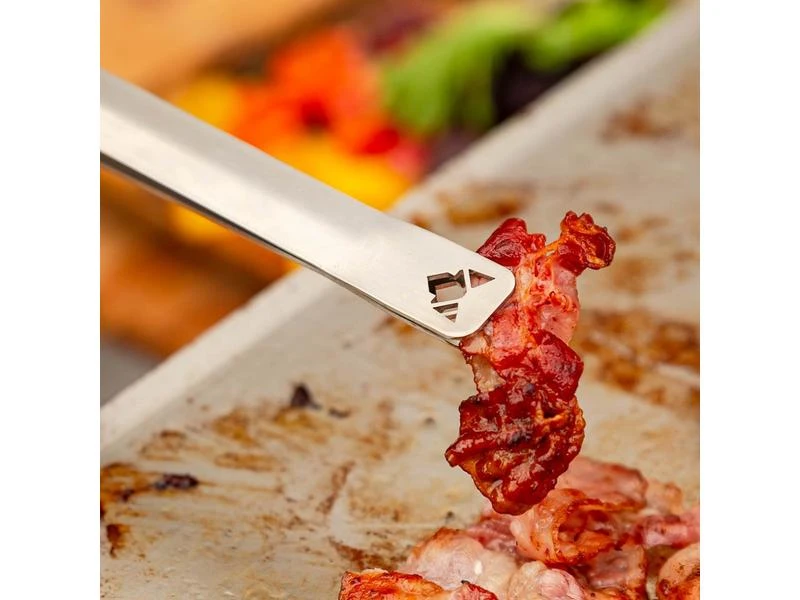 Fennek Grill Grillzange klein Silber 3 Fennek Grill Grillzange klein Silber – Bild 3