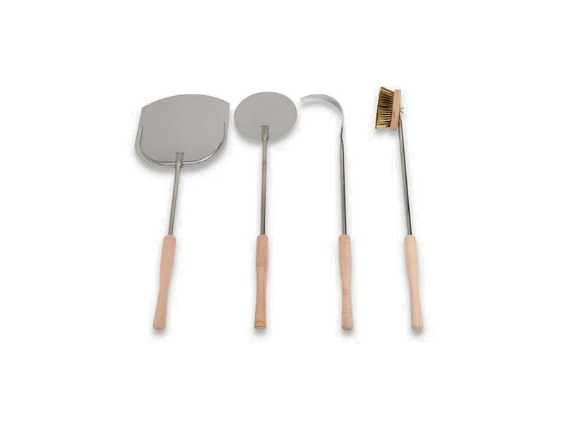 BBQ Dragon Pizzaschaufel Set 4-teilig, Silber 1 BBQ Dragon Pizzaschaufel Set 4-teilig, Silber