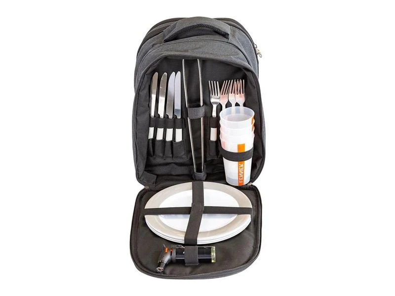 Fennek Grill Grillbesteck-Set Backpack Schwarz 2 Fennek Grill Grillbesteck-Set Backpack Schwarz – Bild 2