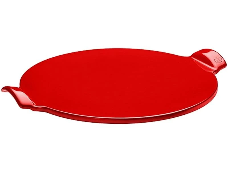 Emile Henry Pizzastein Ø 36.5 cm Rund, Rot 1 Emile Henry Pizzastein Ø 36.5 cm Rund, Rot