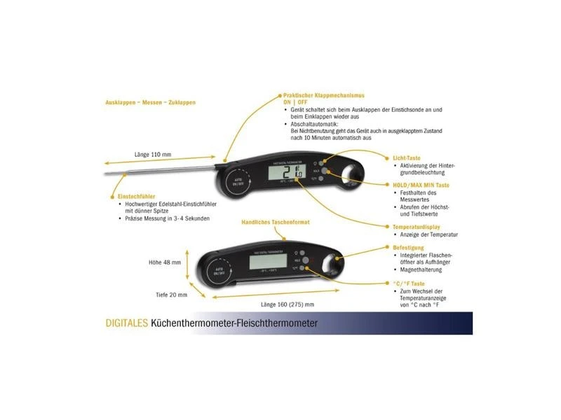 TFA Dostmann Einstichthermometer Digital 3 TFA Dostmann Einstichthermometer Digital – Bild 3