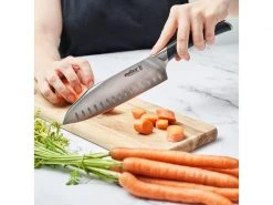 Zyliss Santokumesser Comfort Pro 18 cm, Schwarz/Silber -Brack Grill Geschaft 208990554 xxl