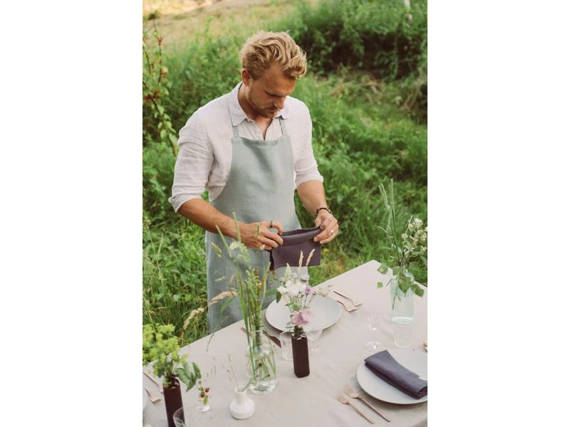 Tatavola Kochschürze Ella Graugrün 5 Tatavola Kochschürze Ella Graugrün – Bild 5