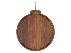Dutchdeluxes Schneidebrett Walnuss Mond, Ø 28 cm