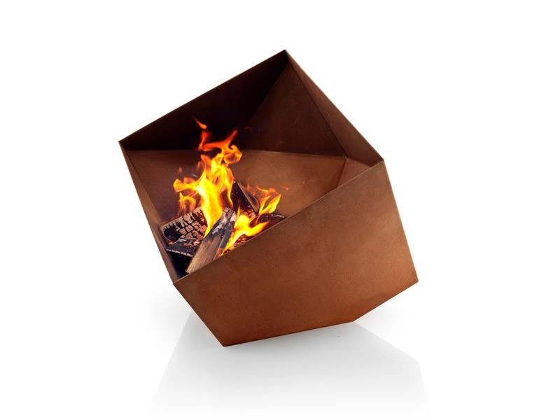 Eva Solo Feuerstelle FireCube 45 cm, Braun 2 Eva Solo Feuerstelle FireCube 45 cm, Braun – Bild 2