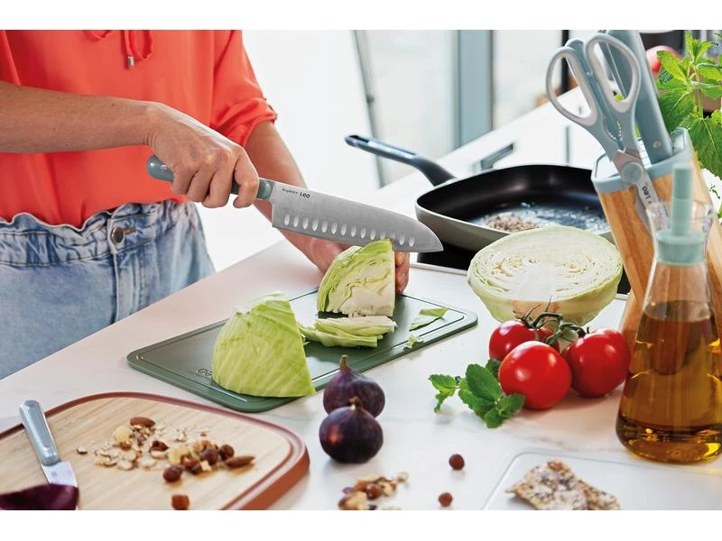 BergHOFF Santokumesser Leo Slate 17.5 cm, Grün 2 BergHOFF Santokumesser Leo Slate 17.5 cm, Grün – Bild 2
