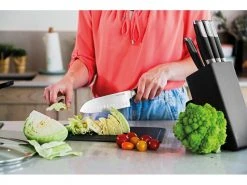 BergHOFF Santokumesser Leo Graphite 17.5 cm, Schwarz -Brack Grill Geschaft 218787466 xxl