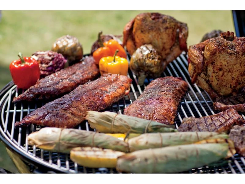 Weber Holzkohlegrill Ranch Kettle, Ø 94 cm, Schwarz 10 Weber Holzkohlegrill Ranch Kettle, Ø 94 cm, Schwarz – Bild 10