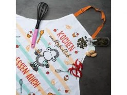 Sheepworld Kochschürze Kochen macht glücklich – essen auch! Mehrfarbig -Brack Grill Geschaft 220638122 xxl