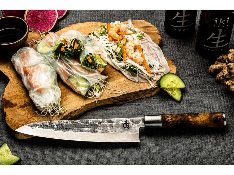 Forged Kochmesser 20.5 cm, Braun 4 Forged Kochmesser 20.5 cm, Braun – Bild 4