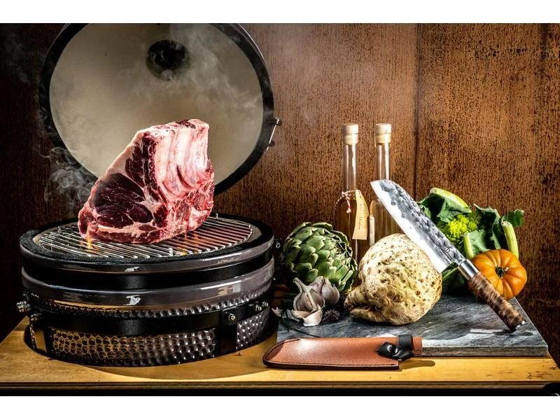 Forged Santokumesser 18 cm, Braun 3 Forged Santokumesser 18 cm, Braun – Bild 3