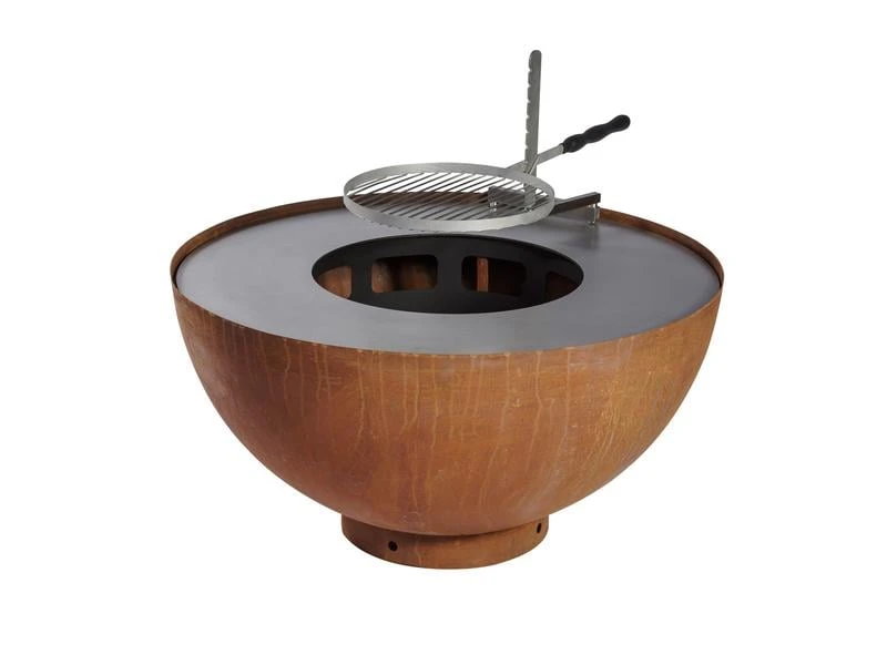 FEU DU JARDIN Feuerstelle Boule, Rostbraun 1 FEU DU JARDIN Feuerstelle Boule, Rostbraun