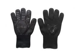 Fennek Grill Grillhandschuh mit Logo, Schwarz