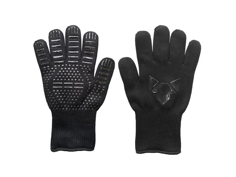 Fennek Grill Grillhandschuh mit Logo, Schwarz 1 Fennek Grill Grillhandschuh mit Logo, Schwarz