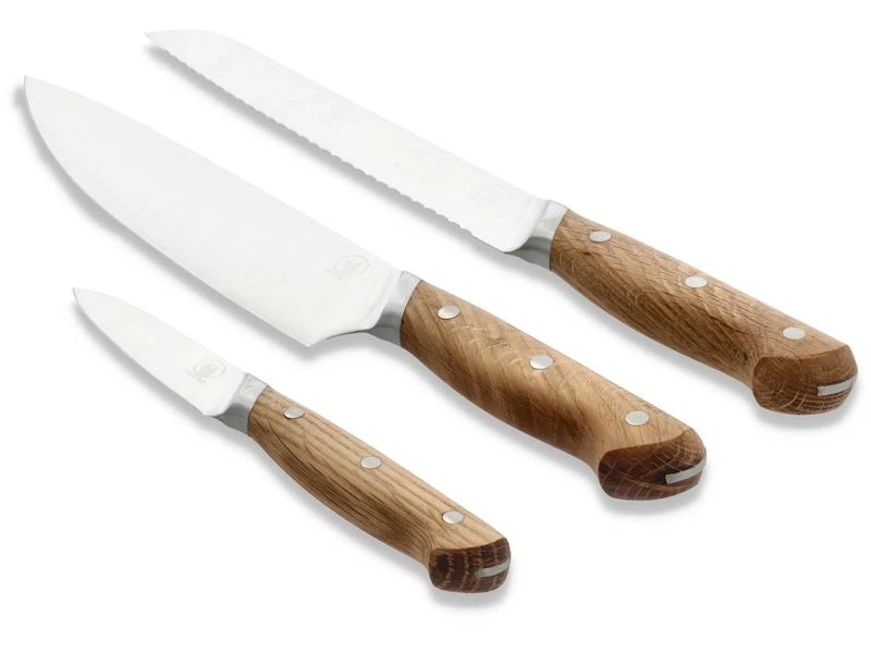 Morsö Messer-Set Foresta 3tlg., Braun 2 Morsö Messer-Set Foresta 3tlg., Braun – Bild 2