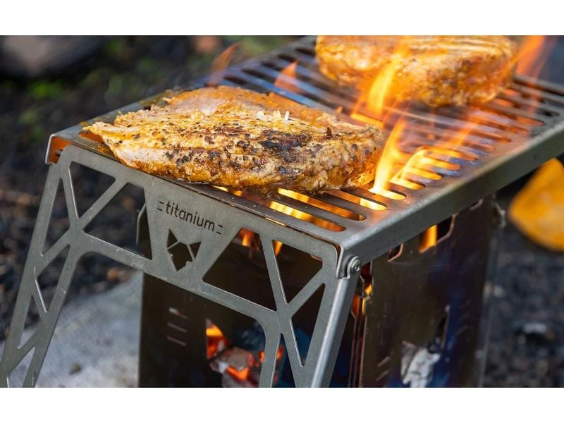 Fennek Grill Klapprost zu Hobo Premium, Titan 10 Fennek Grill Klapprost zu Hobo Premium, Titan – Bild 10