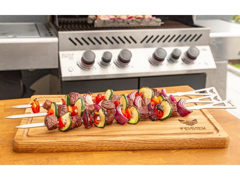 Fennek Grill Grillspiess Set lang, 6 Stück 4 Fennek Grill Grillspiess Set lang, 6 Stück – Bild 4